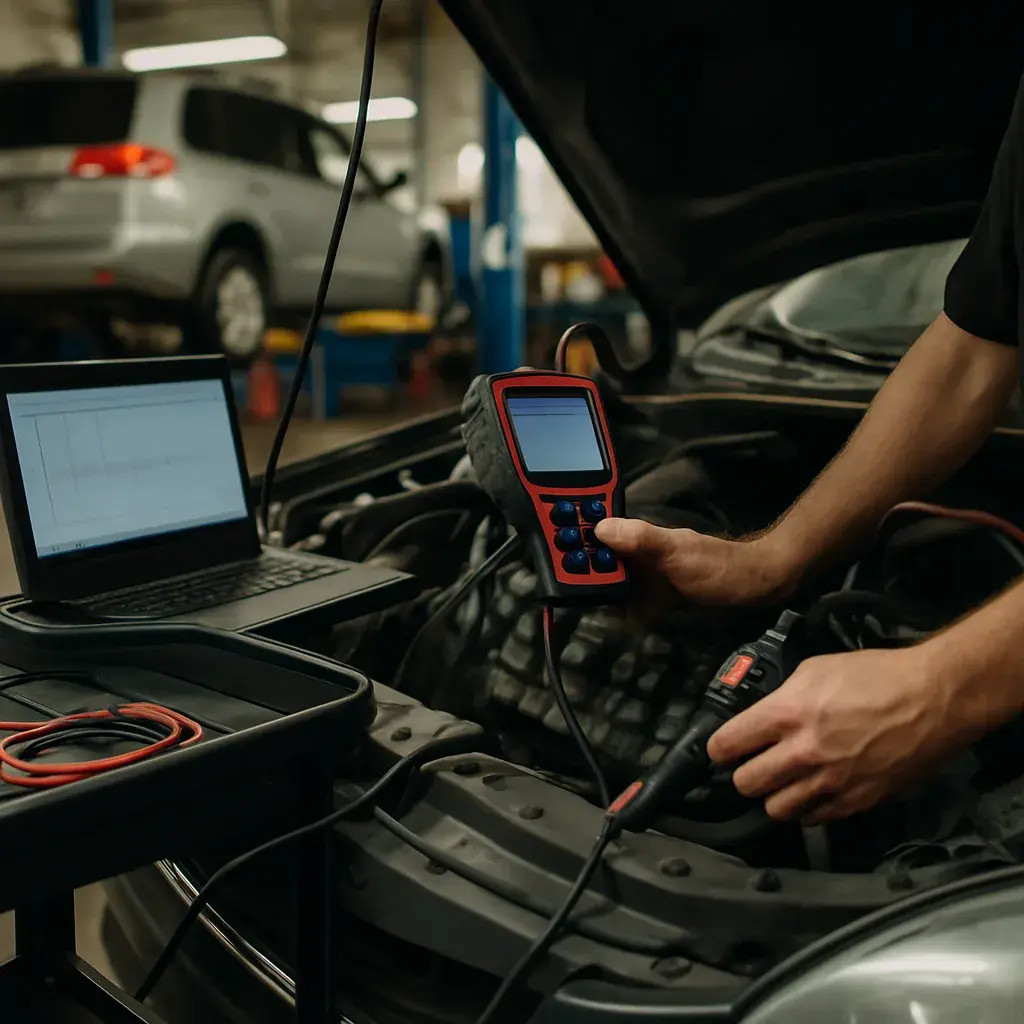 Engine bay inspection and diagnostic testing - Misfire Under Load - verification inspection