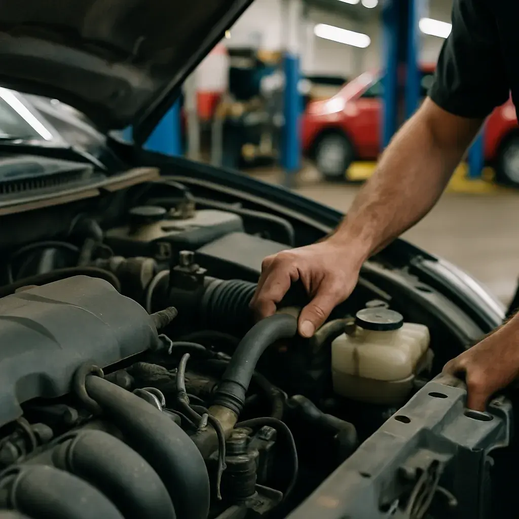 Engine bay inspection and diagnostic testing - Oil Leaks - diagnostic concern