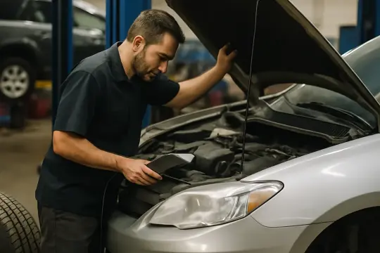 Engine bay inspection and diagnostic testing - diagnostic guide